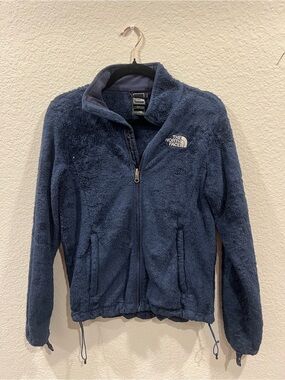 The North Face Navy Plush Full-Zip Fleece Jacket
